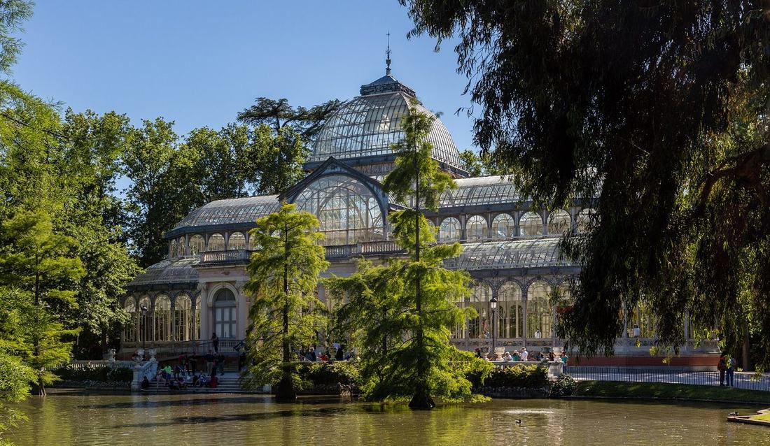 Palácio de Cristal no Parque do Retiro, Madri